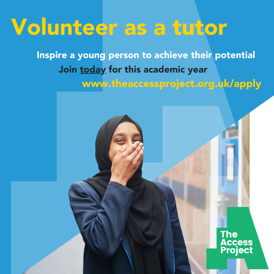 The Access Project Volunteer as a Tutor to Tackle Inequality
